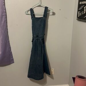 Rachel Antonoff jean dress overalls dress in great condition
